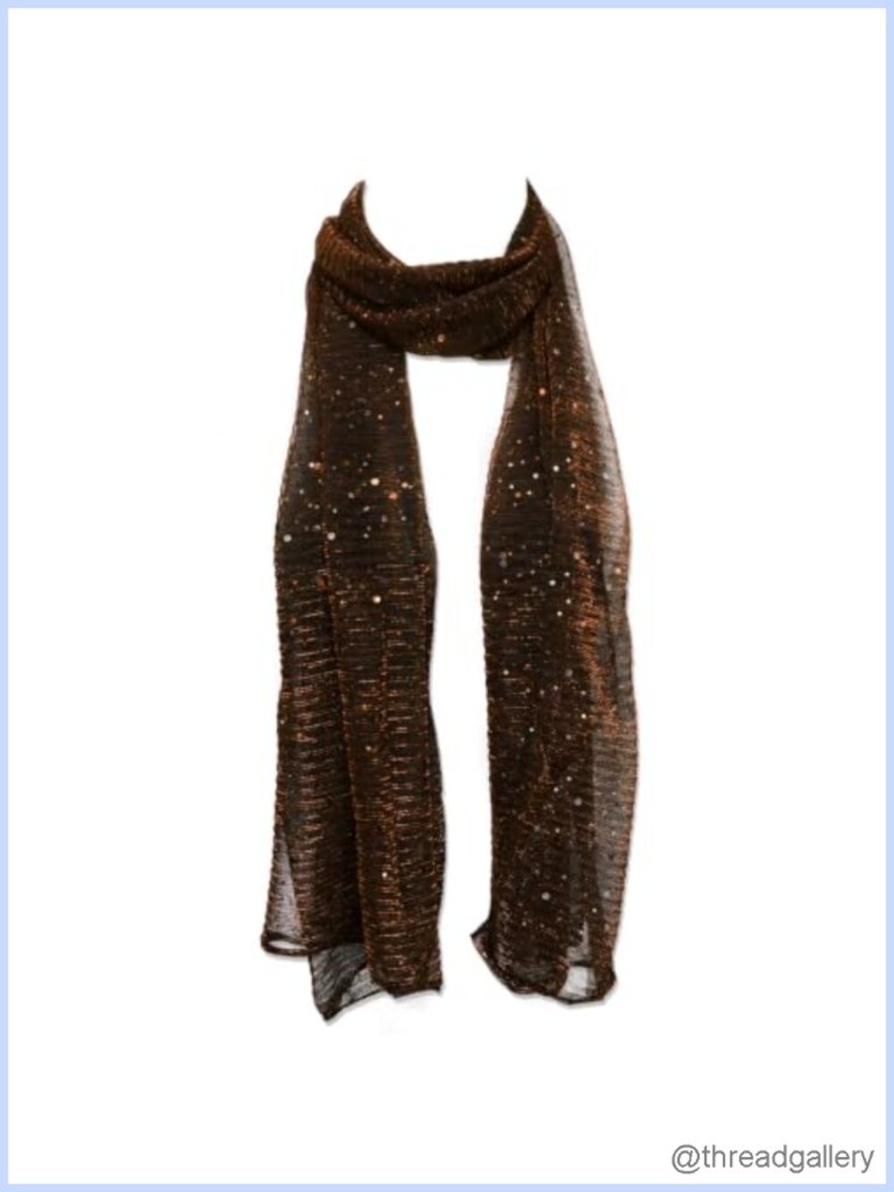 Sequin Scarf for Women Long Satin Shawl Lightweight Sparkly Party Accessory